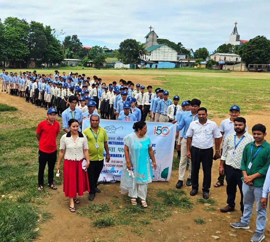 Meteorological Centre Kohima observed Swachhta Pakhwada 2026 from July 1 to 15. It concluded with cleanliness and awareness drive with a pledge and rally involving students and staff at Government Higher Secondary School, Diphupar, Chümoukedima.